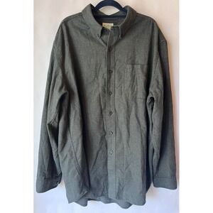 LL‎ Bean Mens Traditional Fit Long Sleeve Button Down Shirt Plaid XL-REG
